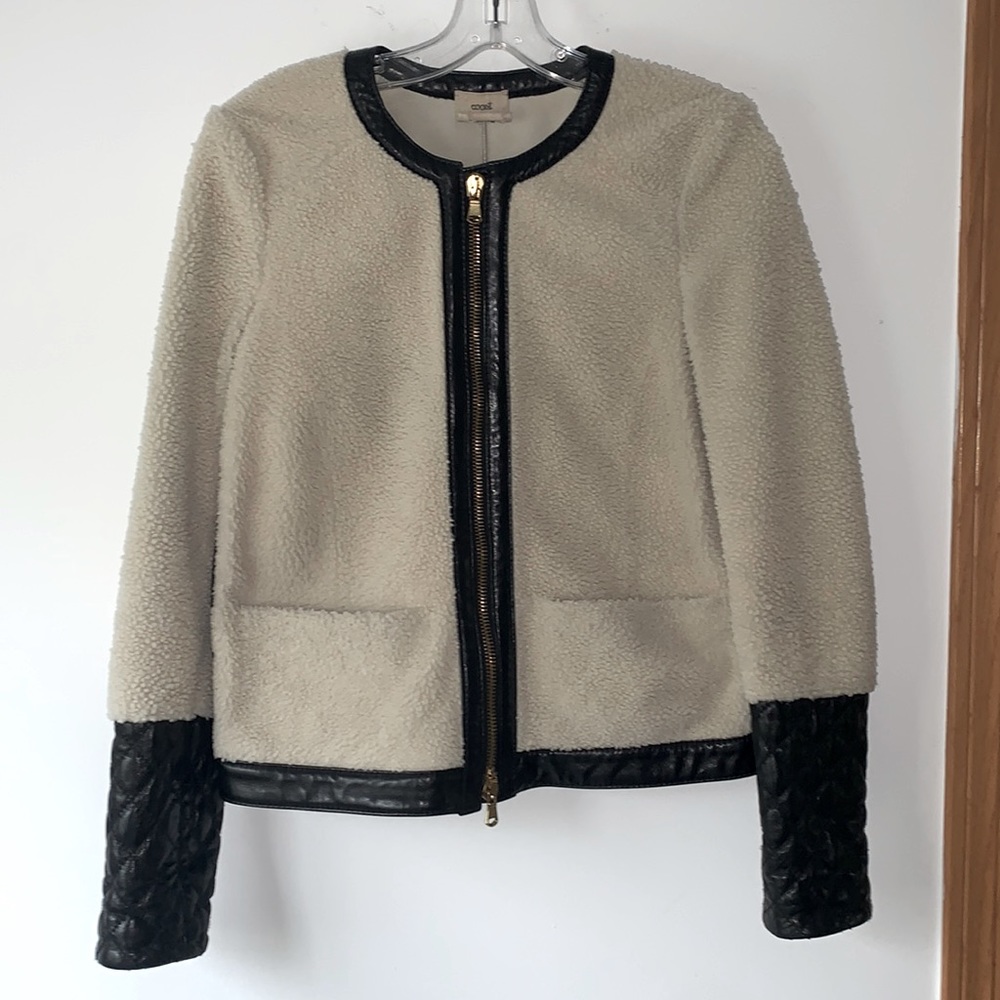 Coast Weber Ahaus Shearling Leather Bomber Jacket